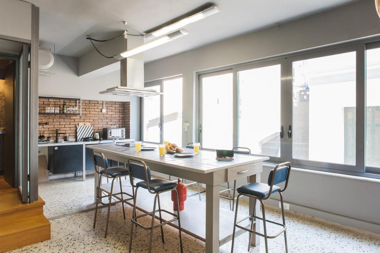 Artists' Favorite Spacious Loft Near Acropolis!! 雅典 外观 照片